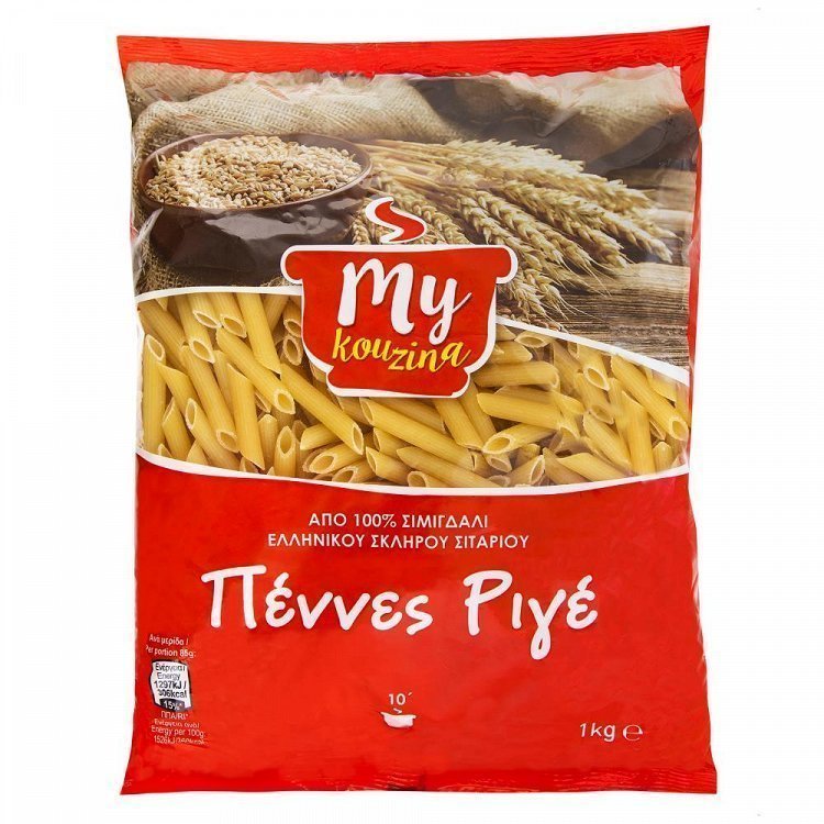 My Kouzina Πέννες Ριγέ 1kg