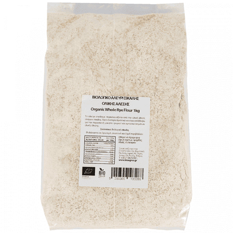 Βιοαγρός Αλεύρι Ολικής Σίκαλης Bio 1Kg