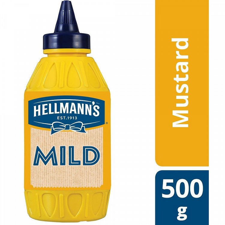 Hellmann's Μουστάρδα Απαλή 500gr