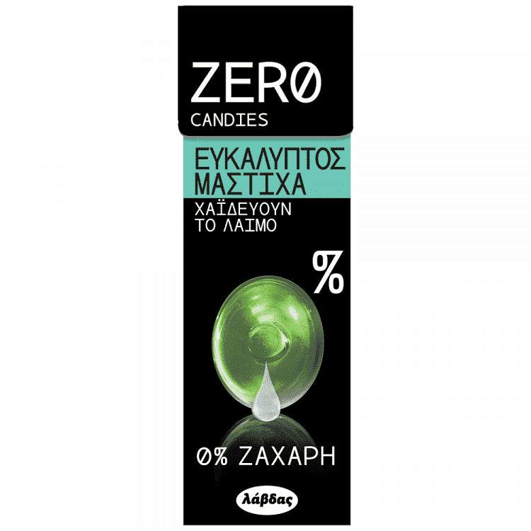 Zero Καραμέλες Ευκάλυπτος & Μαστίχα 32gr
