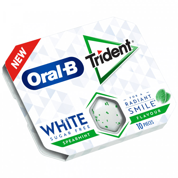 Trident Oral B White Δυόσμος 17gr