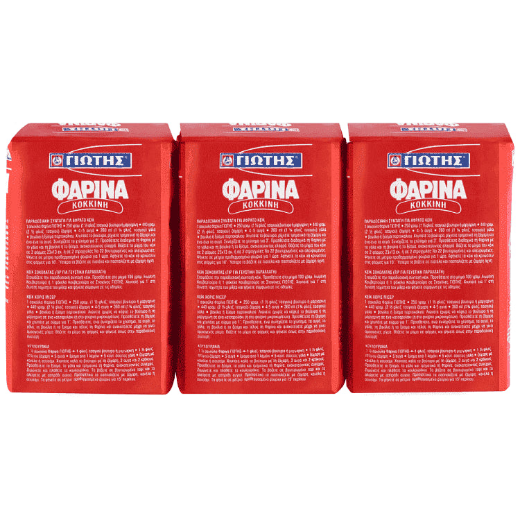 Γιώτης Φαρίνα Κόκκινη 500gr 3τεμ