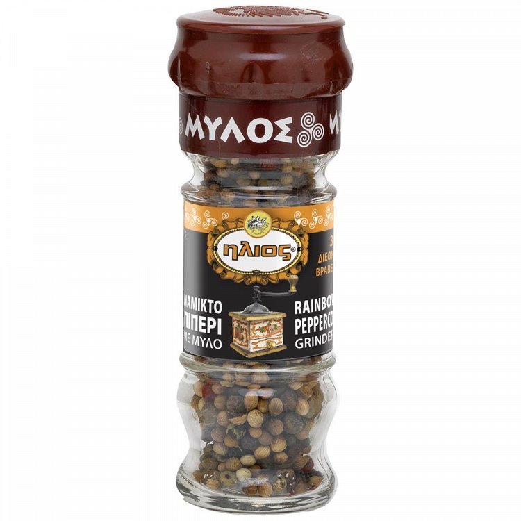 Ήλιος Πιπέρι Ανάμεικτο Μύλος Γυάλινος 25gr