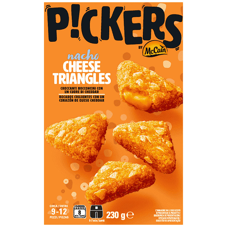 Mc Cain Pickers Τριγωνικές Μπουκιές Με Τυρί Κατεψυγμένες 230gr