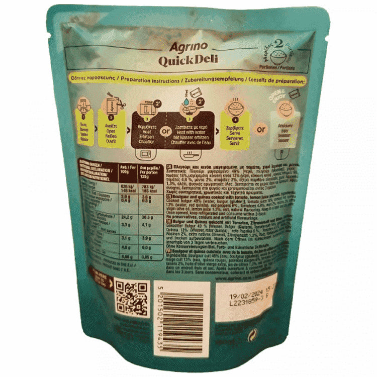 Agrino Quick Deli Ταμπουλέ & Κινόα 250gr