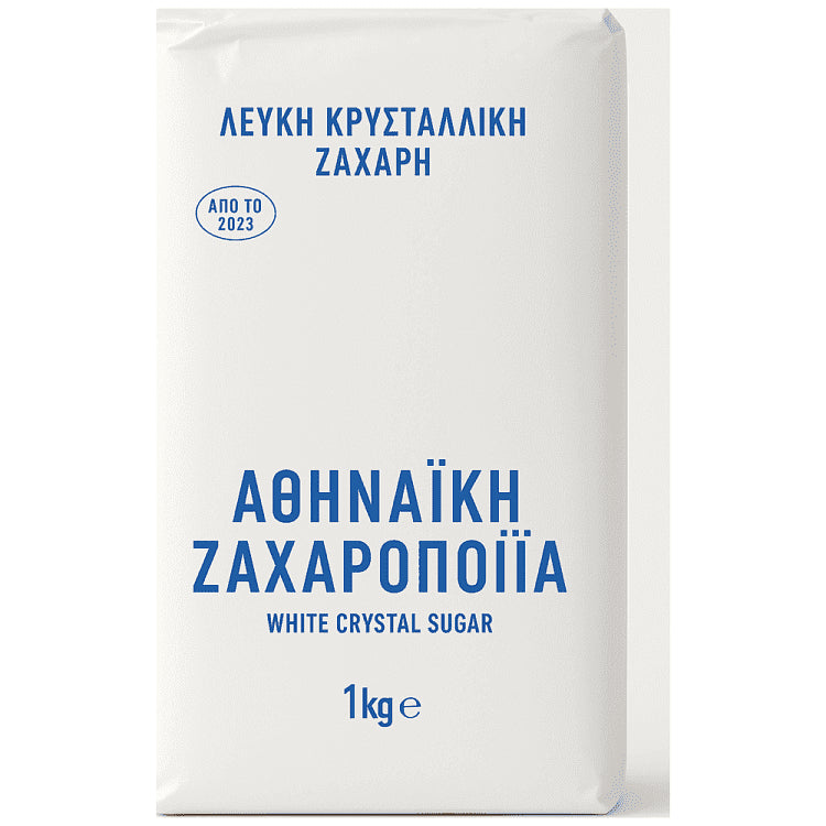Αθηναϊκή Ζαχαροποιία Ζάχαρη Λευκή 1kg