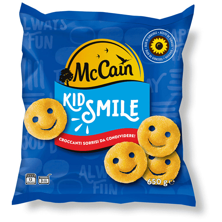 Mc Cain Πατάτες Φατσούλες (Kid Smile) Κατεψυγμένες 650gr
