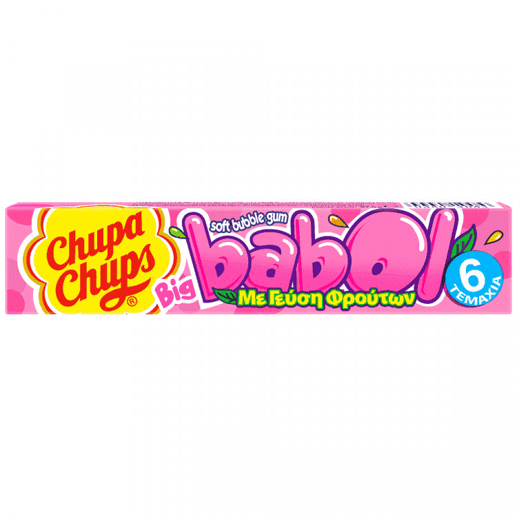 Chupa Chups Big Babol Tutti Frutti Τσίχλες 20τεμ