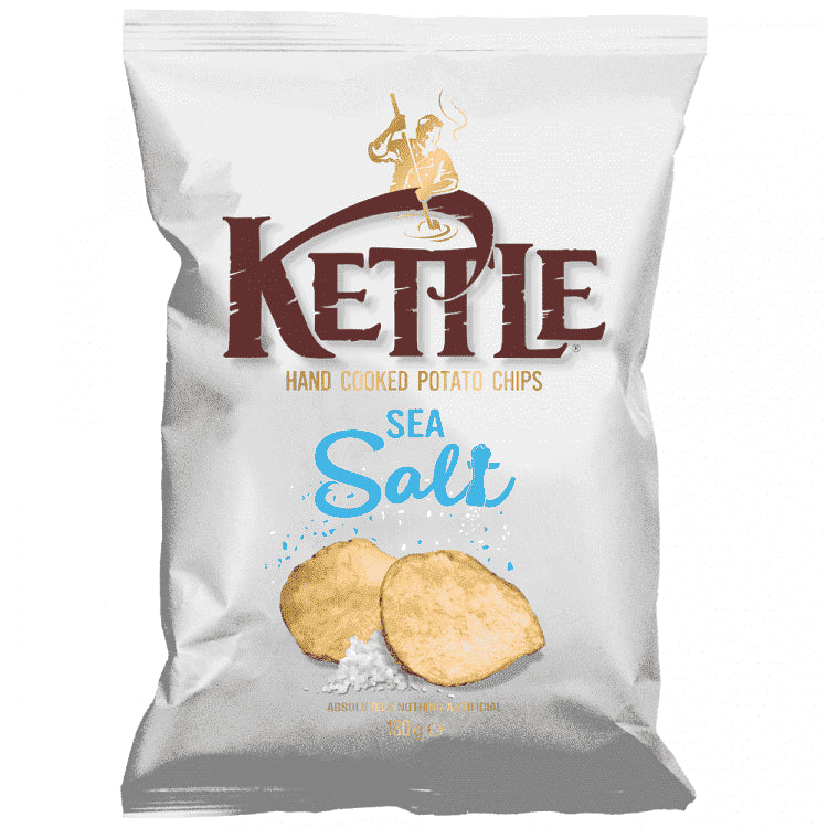 Kettle Chips Με Θαλασσινό Αλάτι 130 gr