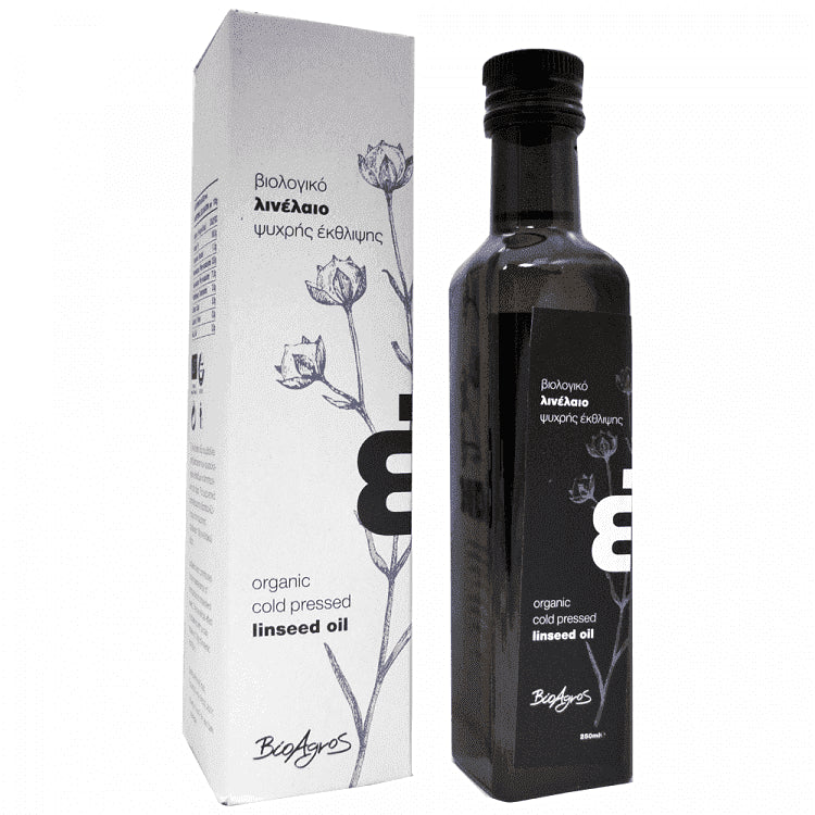 Βιοαγρός Λινέλαιο Ψυχρής Έκθλιψης Bio 250ml