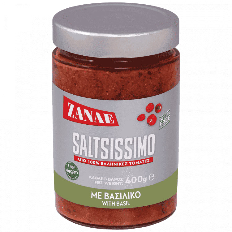 Zanae Σάλτσα Τομάτας Με Βασιλικό 400gr