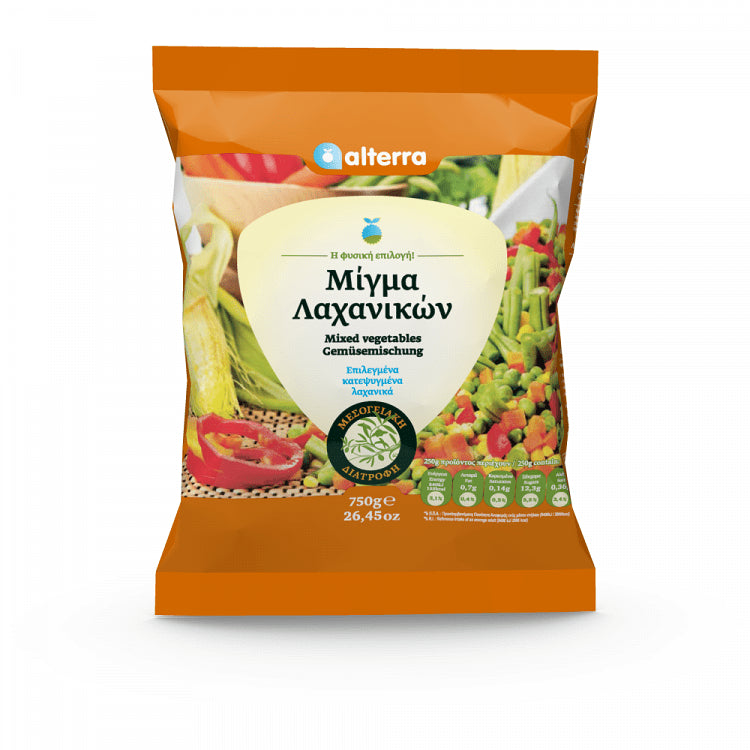 Αλτέρρα Μίγμα Λαχανικών Κατεψυγμένη 750gr
