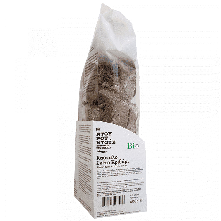 Ντουρουντούς Καύκαλο Κριθάρι Bio 600gr