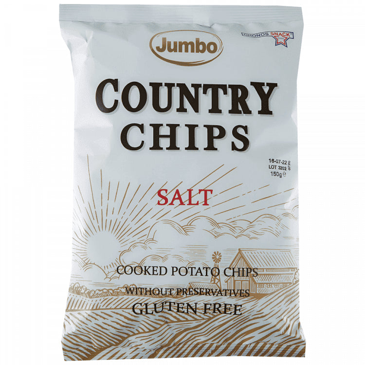 Jumbo Country Πατατάκια Αλάτι 150gr