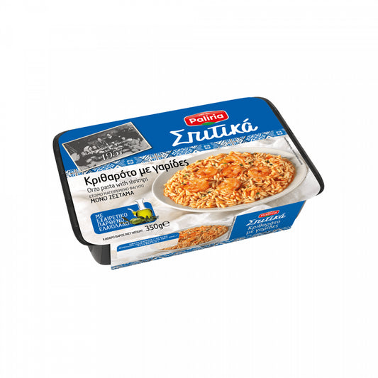 Paliria Σπιτικά Κριθαρότο Με Γαρίδες
