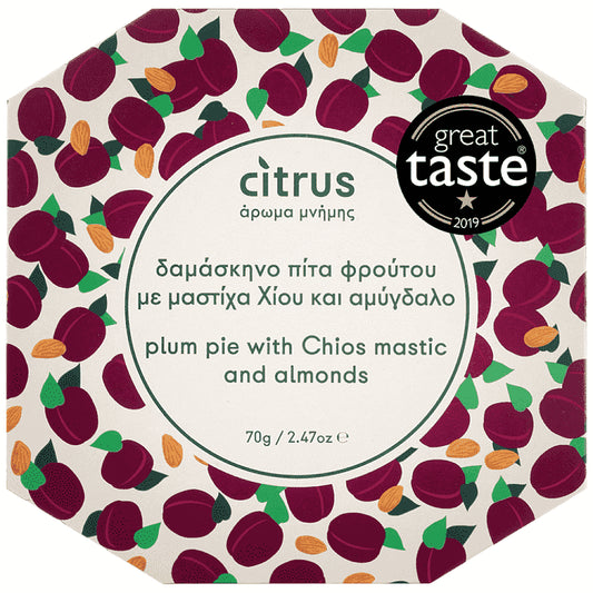 Citrus Πίτα Δαμάσκηνο Με Αμύγδαλο & Μαστιχέλαιο 70gr