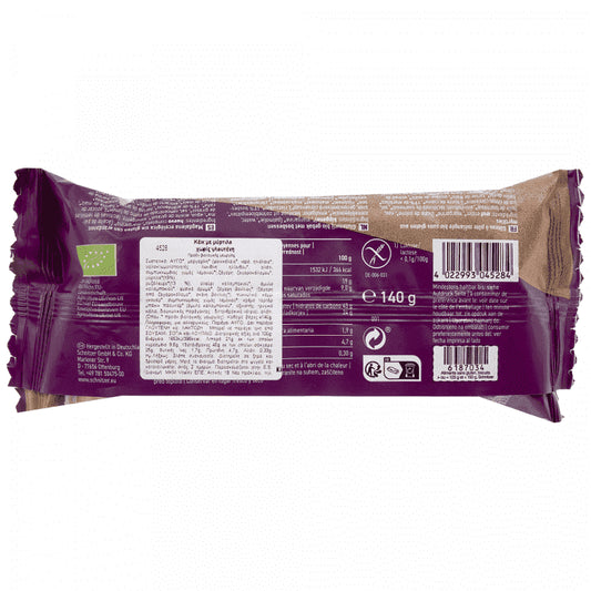 Schnitzer Κεικ Με Μύρτυλο Bio Χωρίς Γλουτένη 140gr