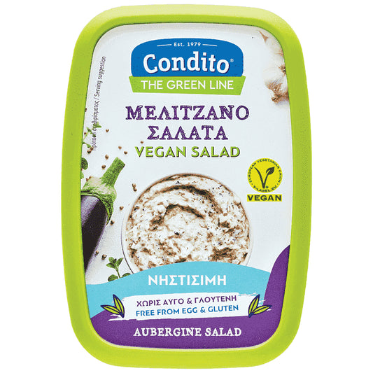 Condito The Green Line Μελιτζανοσαλάτα Χωρίς Γλουτένη 250gr