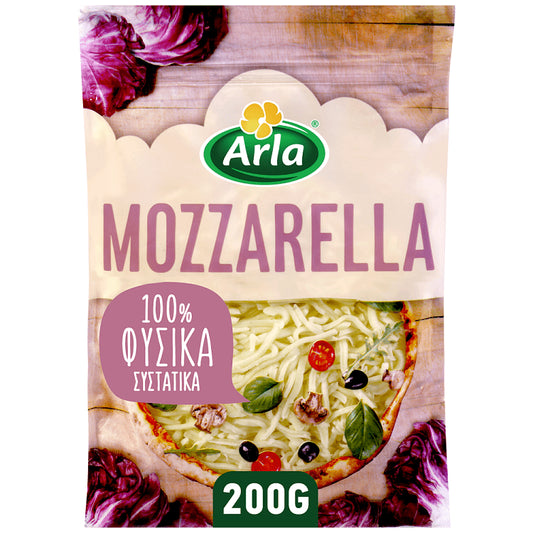 Arla Mozzarella Δανίας Τριμμένη 200gr