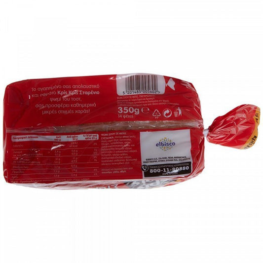 Κρις Κρις Σταρένιο Ψωμί Τοστ 350gr