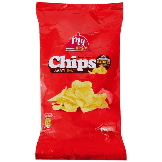 My Gusto Chips Με Αλάτι 120gr
