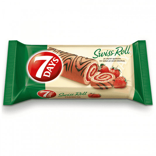 7 Days Swiss Rolls Kέικ Φράουλα 200gr