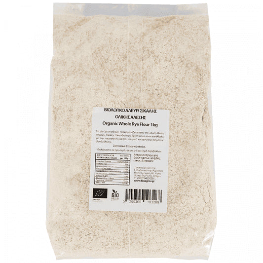 Βιοαγρός Αλεύρι Ολικής Σίκαλης Bio 1Kg