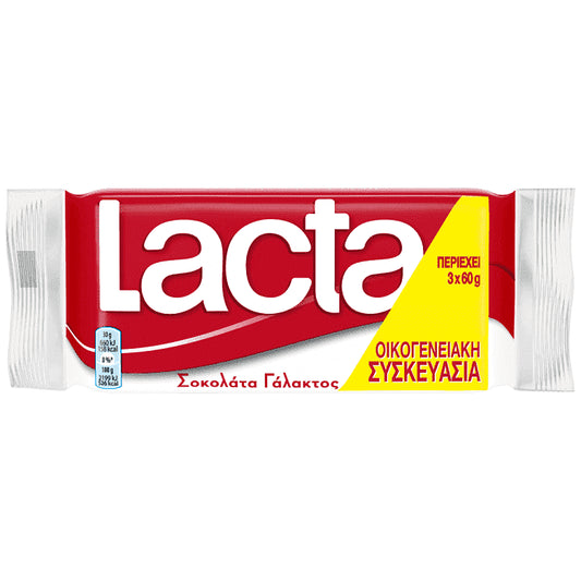 Lacta Σοκολάτα Γάλακτος 3x60gr