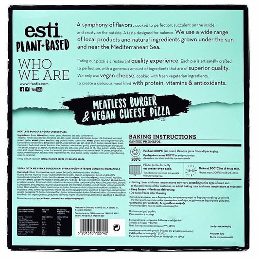 Esti Plant Based Meatless Pizza 440gr