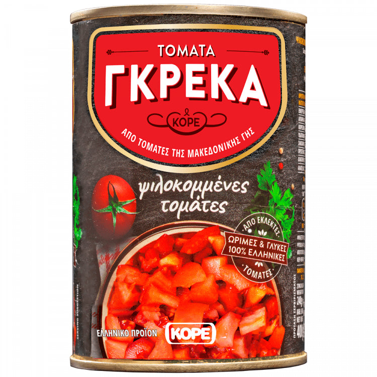 Γκρέκα Ψιλοκομμένες Τομάτες 400gr (Στραγγιστό Βάρος 280gr)