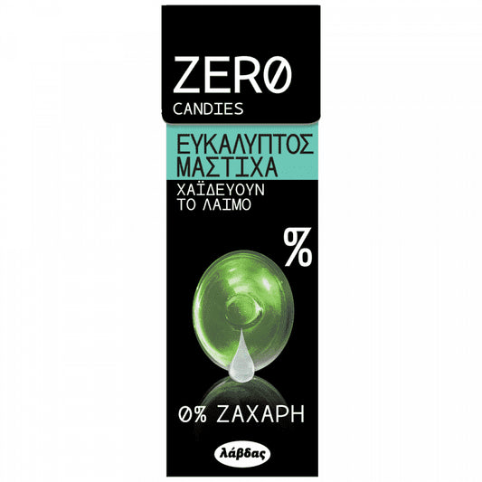 Zero Καραμέλες Ευκάλυπτος & Μαστίχα 32gr
