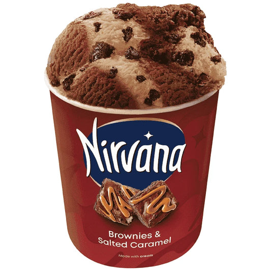 Nirvana Brownies & Salted Caramel 322gr 420ml