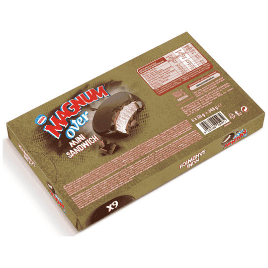 Magnum Παγωτό Over Sadwich 6x58gr 840ml