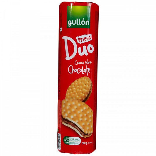 Gullon Μπισκότα Mega Duo Γεμιστά Σοκολάτα 500gr