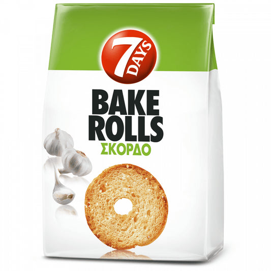 "7" Days Bake Rolls Σκόρδο 150gr