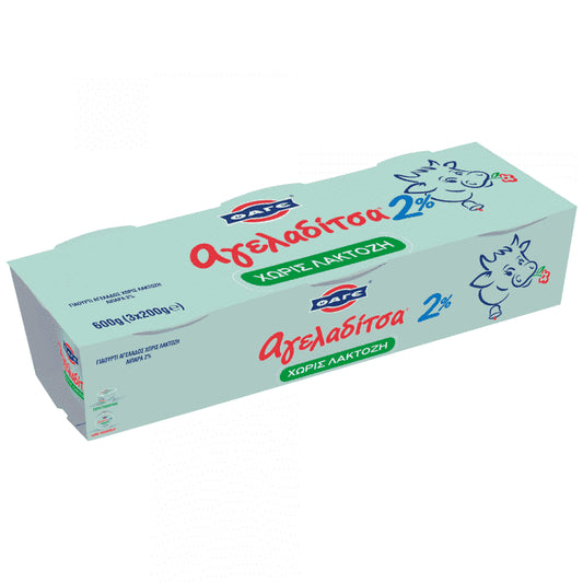 Φάγε Αγγελαδίτσα 2% Χωρίς Λακτόζη 200gr 3τεμ