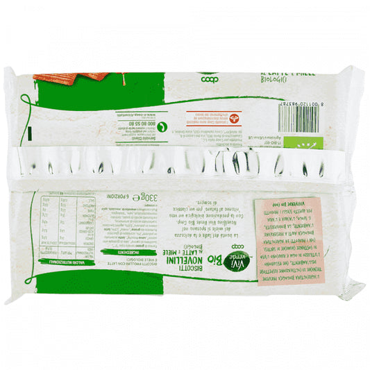 Vivi Verde Μπισκότα Γάλα & Μέλι Biologico 330gr