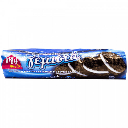 My Gusto Μπισκότα Γεμιστά Κακάο & Γεύση Βανίλια 200gr