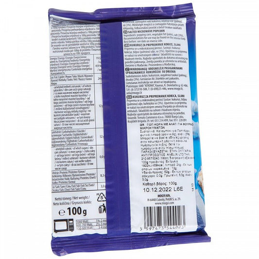 Mogyi Micro Pop Corn Με Αλάτι 100gr