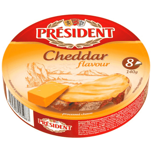President Τυρί Αλοιφώδους Υφής Με Γεύσης Cheddar 140gr