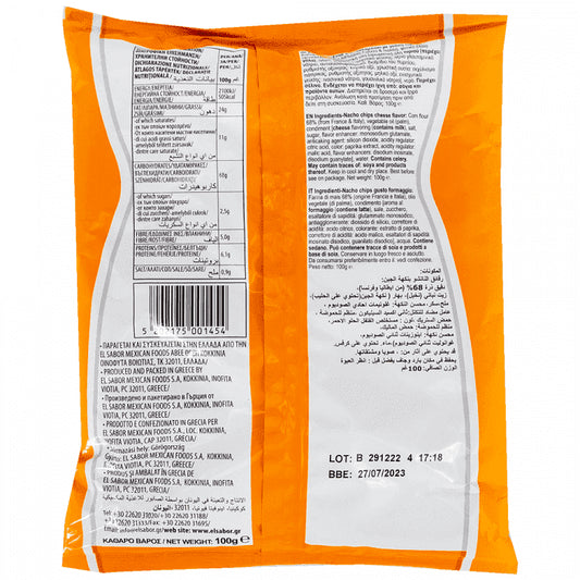El Sabor Nacho Chips Cheese 100gr
