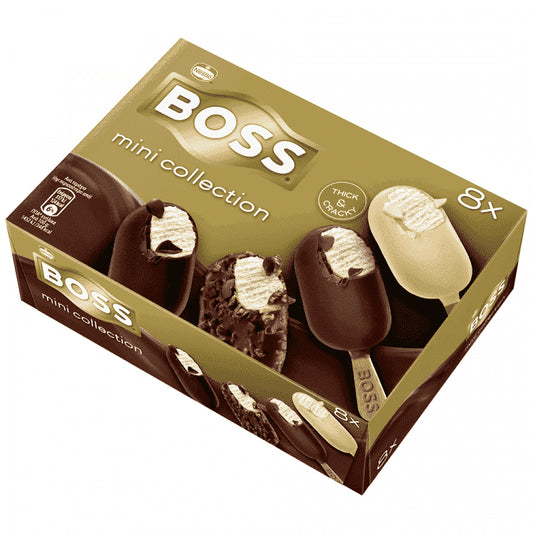 Boss Multipack Παγωτό Mini Collection Ξυλάκια 8τεμ 268gr