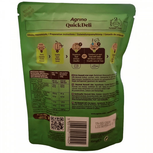 Agrino Quick Deli Basmati 250g