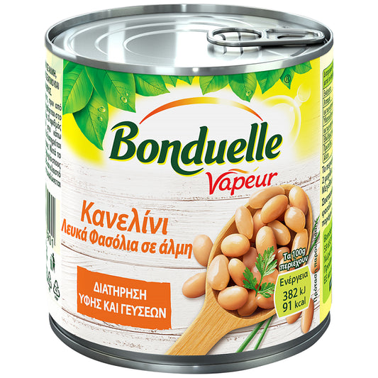 Bonduelle Φασόλια Κανελίνι 310gr Στραγγιστό Βάρος 250gr