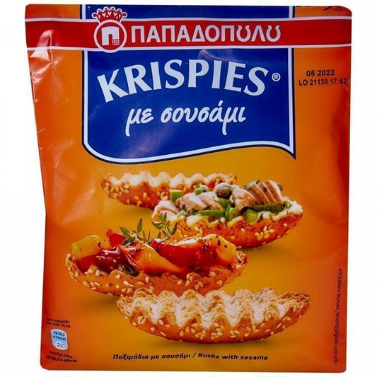 Παπαδοπούλου Krispies Σουσάμι 200gr