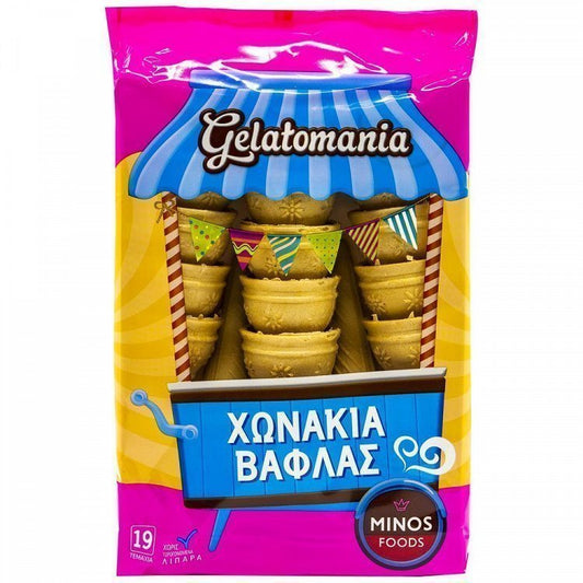 Gelatomania Χωνάκια Βάφλας 19τεμ