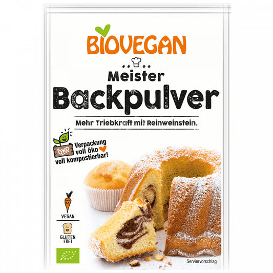 Biovegan Μπέικιν Πάουντερ Masterclass Tapioka Bio 3x17gr
