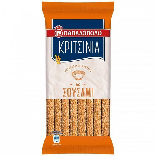 Παπαδοπούλου Κριτσίνια Σουσάμι 130gr