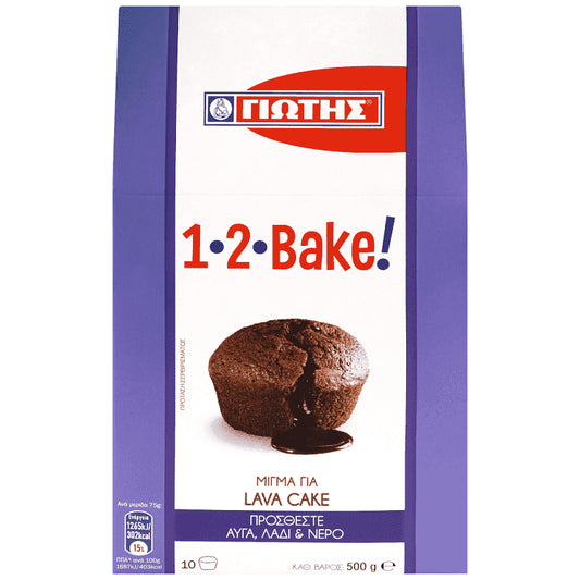 1,2 Bake Μίγμα Για Lava Cake 500gr