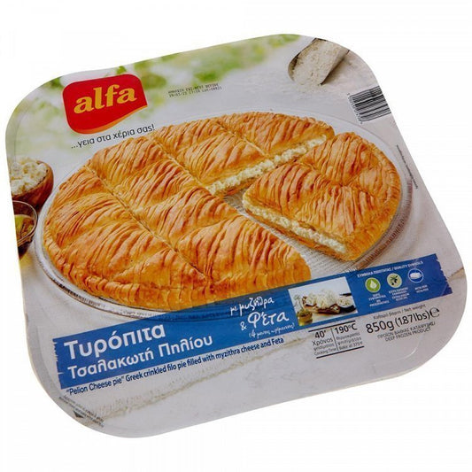 Alfa Τσαλακωτή Τυρόπιτα Πηλίου Κατεψυγμένη 850gr